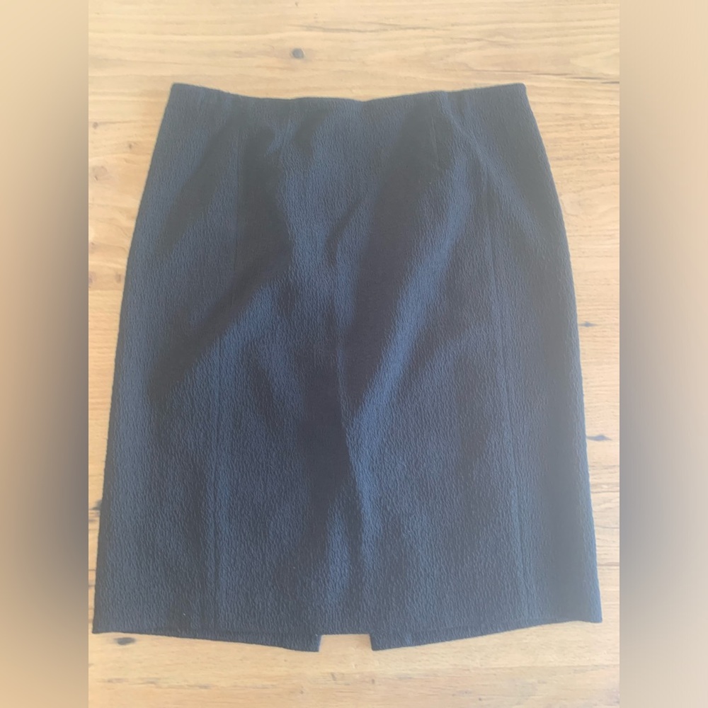 Ann Taylor textured Pencil Skirt Black Knee Length‎ Women’s 14 Preloved